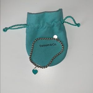 Return to Tiffany Blue Heart Tag Bead Bracelet